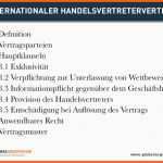 Selten Internationaler Handelsvertretervertrag Muster Und Vorlage