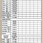 Sensationell Detaillierte Kniffel Vorlage Excel