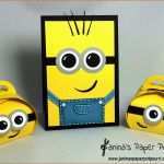 Sensationell Minion Birthday Set Janina S Paper Potpourri