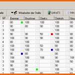 Sensationell Qualifikationsmatrix Vorlage – Bürozubehör