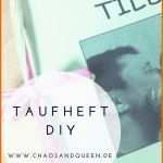 Sensationell Taufheft Diy