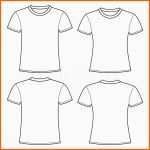 Spektakulär Blank T Shirts Template Stock Vector