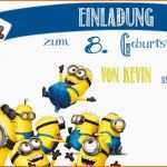 Spezialisiert Minions Einladungskarten Deutsch