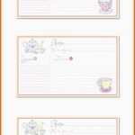 Spezialisiert Time for Tea Printable Recipe Cards Especially for You