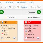 Spezialisiert Viewing Work Items with the Kanban Board