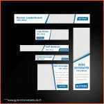 Spezialisiert Web Banner Set Vorlage Business Edge Blau Gute Internetseite