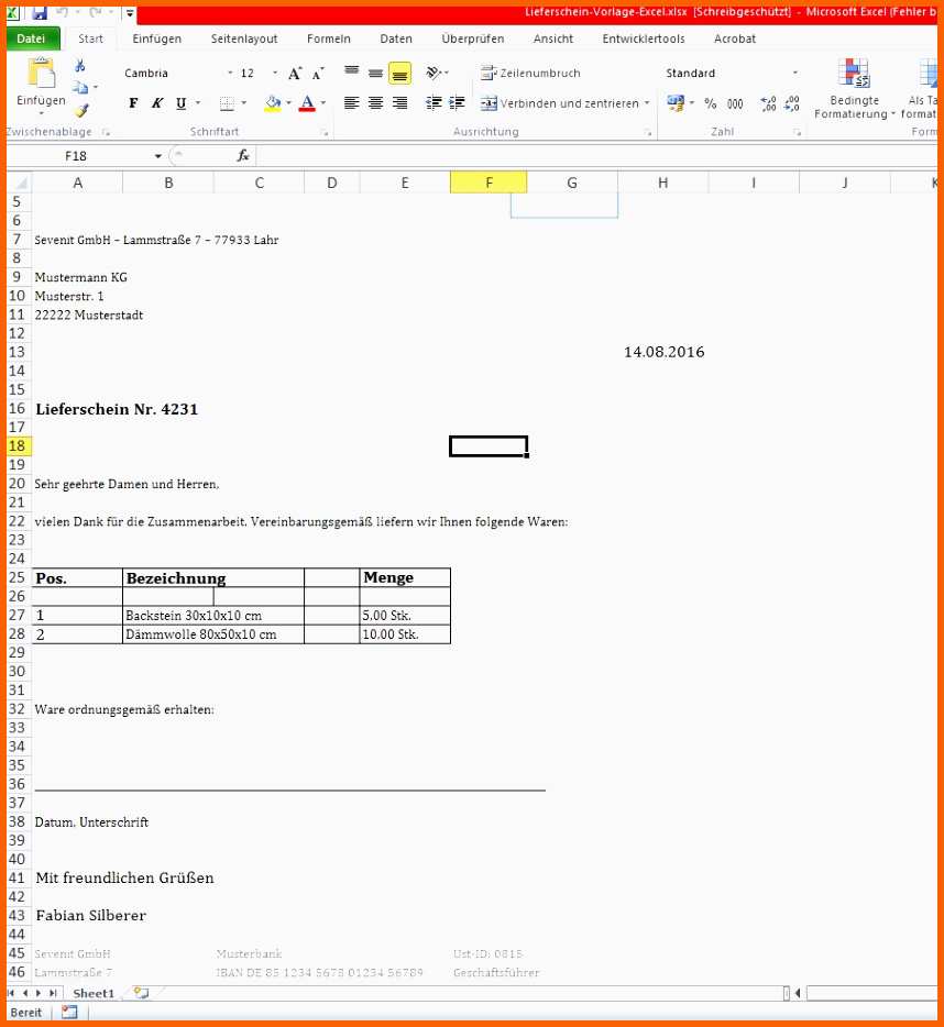 lieferschein vorlage lieferschein pflichtangaben 74 images 10 rechnung schreiben privat lesson