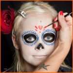 Tolle Halloween Kinder Schminken Da De Los Muertos Make Up