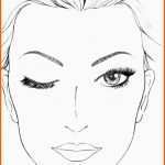 Tolle Makeup Template Face Chart