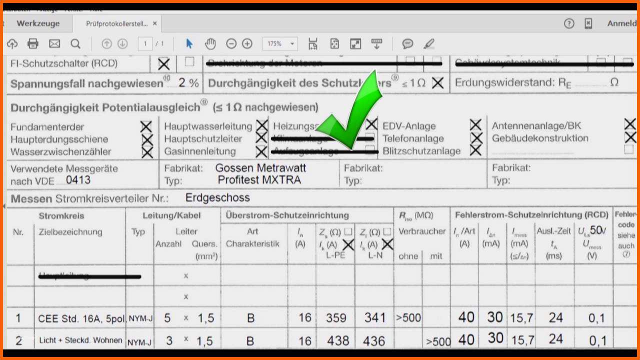 messprotokoll vorlage excel