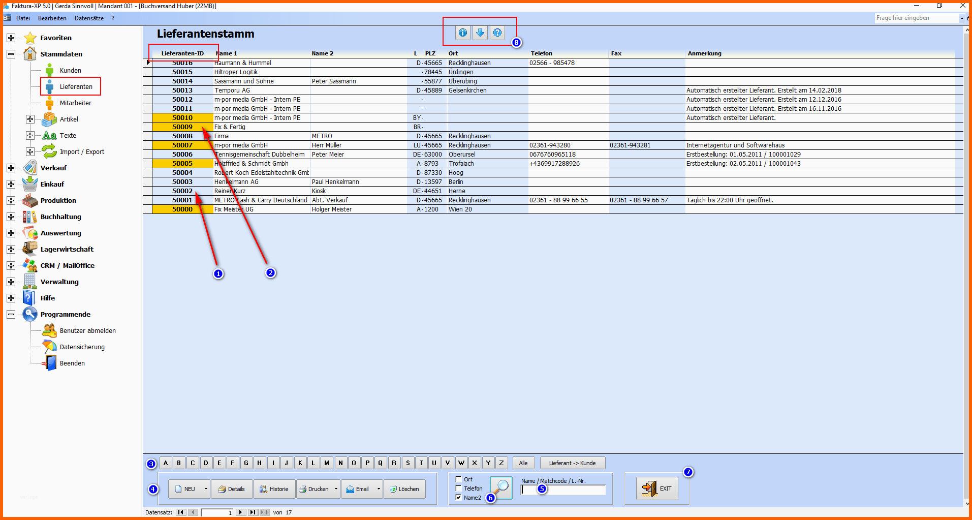 excel datenbank erstellen vorlage