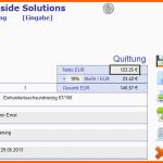 Überraschen Excel Inside solutions Xls Quittung tool Zur