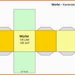 Überraschen Geometrische Körper Basteln Würfel Quader Prisma