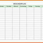 Überraschen Stundenplan Vorlage Excel Best Kostenlose Wochenplan