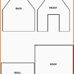 Ungewöhnlich 6 Best Of Free Printable Gingerbread House Template