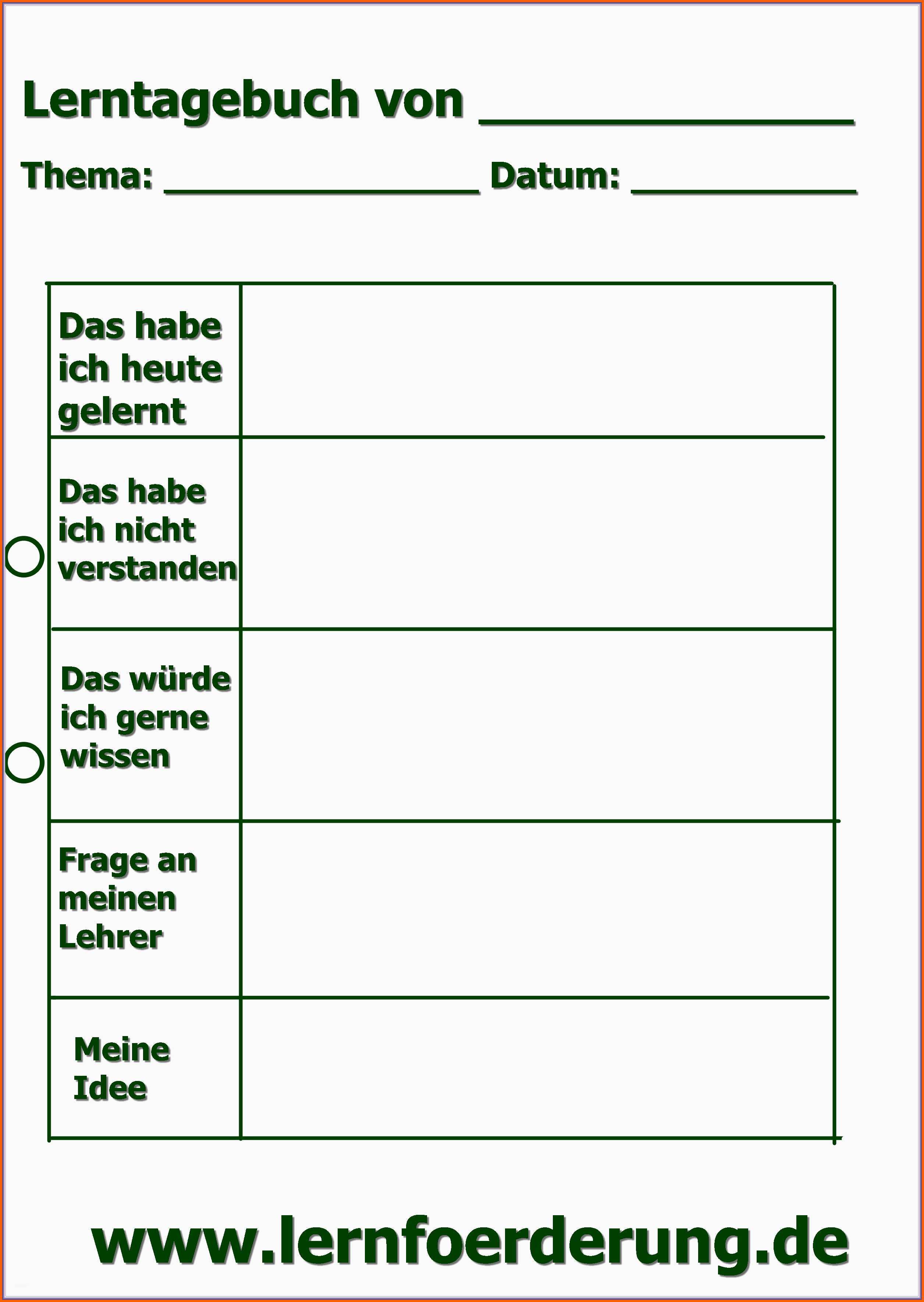 lerntagebuch methode fuer bessere noten