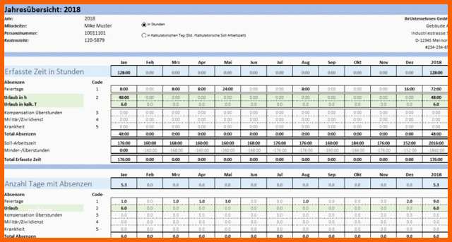 stundenzettel excel vorlage kostenlos 2017 best of arbeitszeiterfassung 2018 und anleitung excelnova