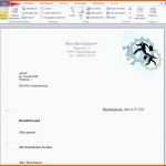 Unglaublich Vorlage Word Brief Briefkopf Mit Microsoft Word Erstellen