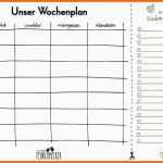 Unglaublich Wochenplan Essen Vorlage Natürlich Vorlage Wochenplan 1