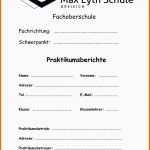 Unvergesslich 15 Deckblatt Praktikumsbericht Studium