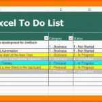 Unvergesslich 7 Excel to Do Liste Vorlage