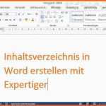 Unvergesslich Inhaltsverzeichnis In Word so Geht S