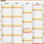 Unvergesslich Kalender 2019 Zum Ausdrucken In Excel 16 Vorlagen