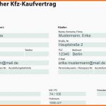 Unvergesslich Muster Kaufvertrag Auto Privat &amp; Gewerblich