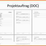 Unvergesslich Projektauftrag In Word Projektmanagement – Vorlagens Download