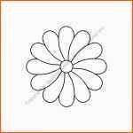 Unvergesslich Schablone Blume 4 5&quot; St12