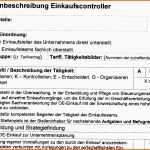 Unvergesslich Stellenbeschreibung Einkaufscontroller