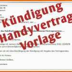 Unvergleichlich 9 Kründigung Handyvertrag Vorlage