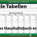 Unvergleichlich Ein Eigenes Haushaltsbuch Haushaltsplan Erstellen