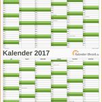 Unvergleichlich Excel Kalender 2017 Kostenlos