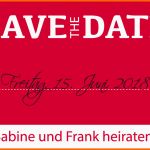 Unvergleichlich Save the Date Postkarte In Rot Drucken Bei Line