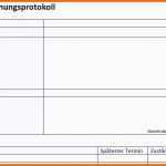 Wunderbar Frisches Protokoll Vorlage Word