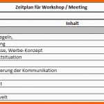 Wunderbar Zeitplan Meeting Excel Vorlage