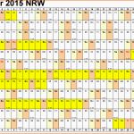 Wunderschönen Kalender 2015 Nrw Ferien Feiertage Excel Vorlagen