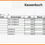 Wunderschönen Kassenbuch Excel Vorlagen Shop